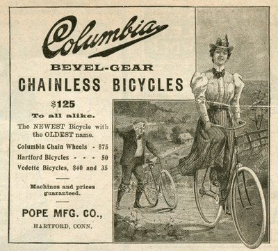 Columbia Bevel-Gear Chainless Bicycles, 1898 by American School